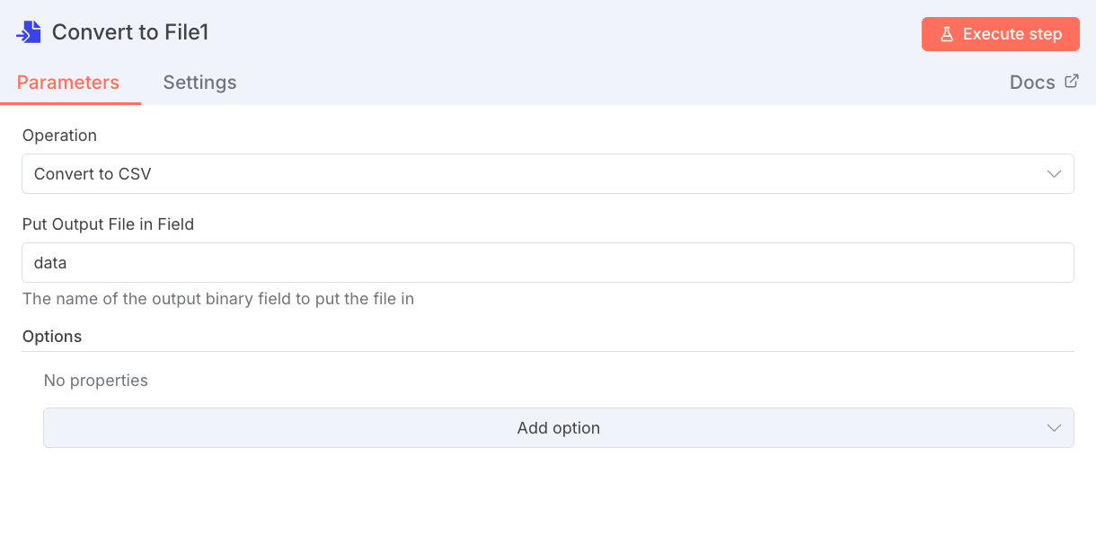Convert to File