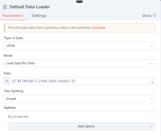 Default Data Loader